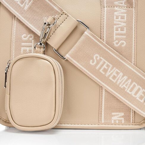 Steve Madden BWEBBER Small Pebbled Crossbody, Timeless Taupe in Saudi Arabia