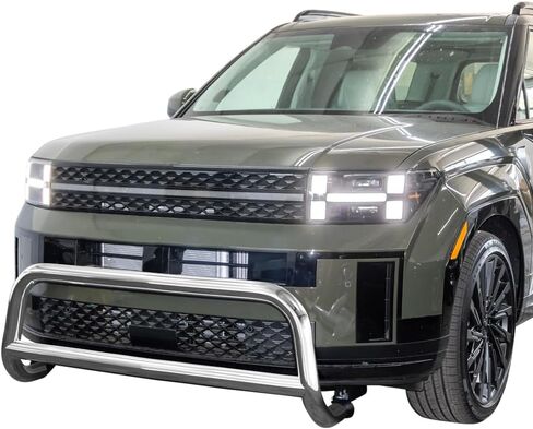 Vanguard Black Powdercoat Bar Bar متوافق مع 2025 Santa Fe in Saudi Arabia