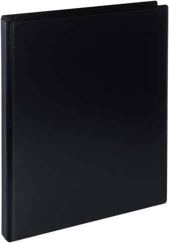 Universal 20703 Deluxe Round Ring View Binder, 1/2-Inch Cap, 8.5 x 11, Light Blue in Saudi Arabia