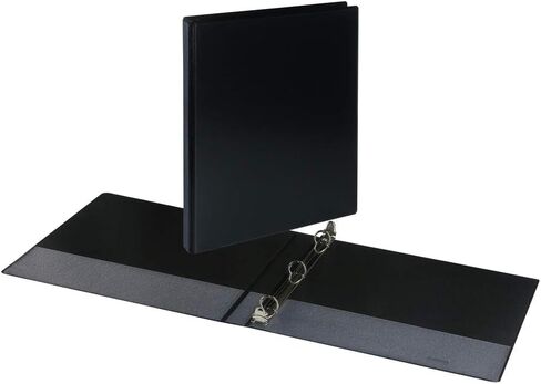 Universal 20703 Deluxe Round Ring View Binder, 1/2-Inch Cap, 8.5 x 11, Light Blue in Saudi Arabia