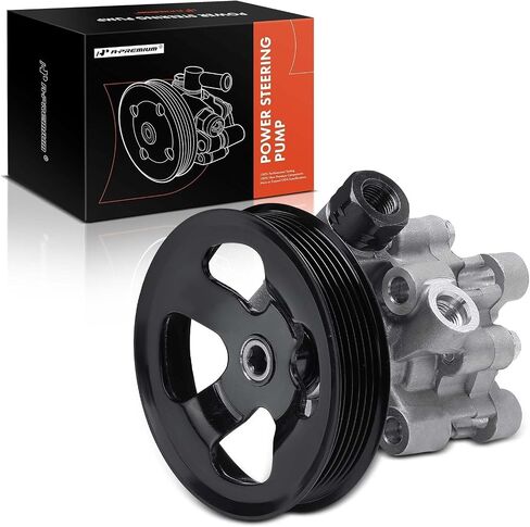 A-Premium Power Steering Pump with Pulley Compatible with Toyota Corolla 2005-2006, Matrix 2003-2006, Celica 2000-2005 & Pontiac Vibe 2003-2006, Replace # 4431001030 in Saudi Arabia