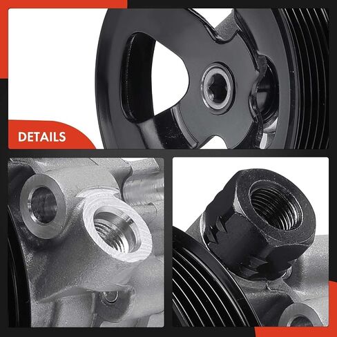 A-Premium Power Steering Pump with Pulley Compatible with Toyota Corolla 2005-2006, Matrix 2003-2006, Celica 2000-2005 & Pontiac Vibe 2003-2006, Replace # 4431001030 in Saudi Arabia