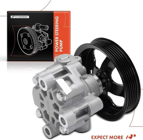 A-Premium Power Steering Pump with Pulley Compatible with Toyota Corolla 2005-2006, Matrix 2003-2006, Celica 2000-2005 & Pontiac Vibe 2003-2006, Replace # 4431001030 in Saudi Arabia