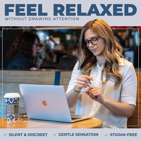 ANXIETY BRACELET for All-Day Stress Relief and Positive Mental Focus; Multiple Sizes and Colors in Saudi Arabia