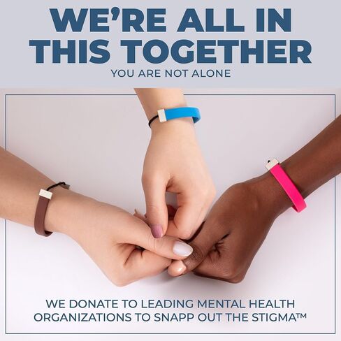 ANXIETY BRACELET for All-Day Stress Relief and Positive Mental Focus; Multiple Sizes and Colors in Saudi Arabia