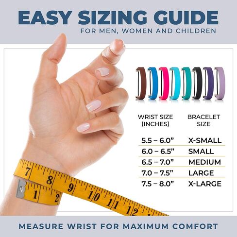 ANXIETY BRACELET for All-Day Stress Relief and Positive Mental Focus; Multiple Sizes and Colors in Saudi Arabia