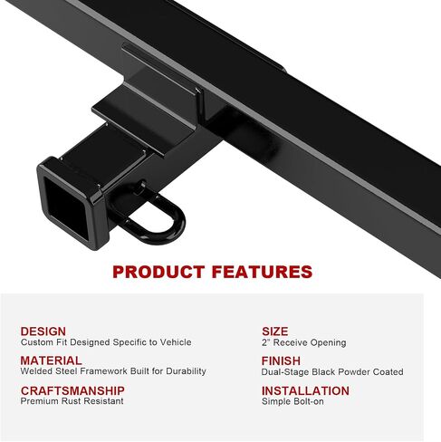 APS Rear Towing Hitch Receiver, Class 3 Trailer Hitch Compatible with Ford Escape 2013-2019 in Saudi Arabia