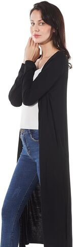 السترة الصلبة للسيدات ضرورية طويلة متتالية متتالية مفتوحة الأمامية in Saudi Arabia