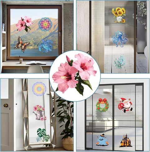 Gorgecraft 4pcs 6.3 بوصة حيوانات حيوانات حيوانات شارات بحرية المخلوق البحري لحياة البحر سلحفاة البحر الأسماك الأخطبوطية غير اللاصقة ملصق نافذة زجاجية ثابت in Saudi Arabia