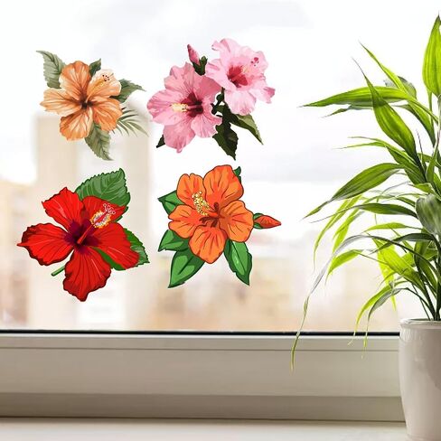 Gorgecraft 4pcs 6.3 بوصة حيوانات حيوانات حيوانات شارات بحرية المخلوق البحري لحياة البحر سلحفاة البحر الأسماك الأخطبوطية غير اللاصقة ملصق نافذة زجاجية ثابت in Saudi Arabia