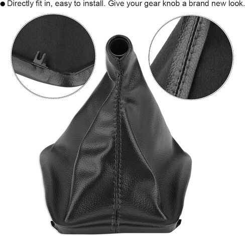 Gear Shift Boot, Auto Manua Left Hand Driver Car Gear Stick Shift Knob Gaiter Boot Cover for E30 E34 E36 E46 Z3 in Saudi Arabia