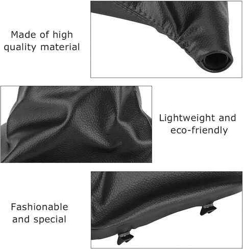Gear Shift Boot, Auto Manua Left Hand Driver Car Gear Stick Shift Knob Gaiter Boot Cover for E30 E34 E36 E46 Z3 in Saudi Arabia