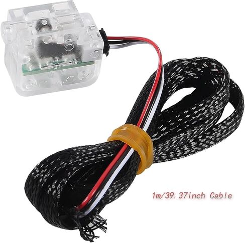 3 Set Filament Break Detection Sensor Modules 3D Printer Accessories with 1M Cable for 1.75mm Filament Extruder Material Run-Out Detector for 3D Printer (Black) in Saudi Arabia