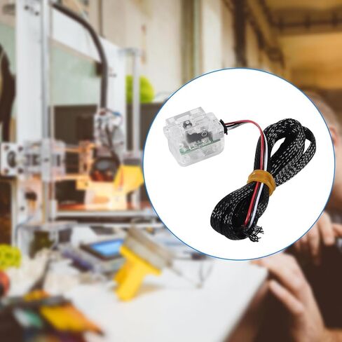 3 Set Filament Break Detection Sensor Modules 3D Printer Accessories with 1M Cable for 1.75mm Filament Extruder Material Run-Out Detector for 3D Printer (Black) in Saudi Arabia