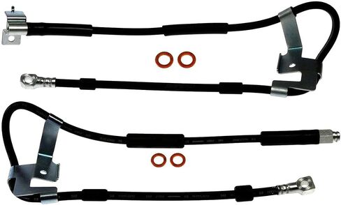 ‎A-Partrix Replacement Brake Hose Front, 2PCS Front Break Hydraulic Hose Kit Brake Lines fits Dodge Ram 1500 1994-1999 fits Dodge Ram 2500 1994-1999 fits Dodge Ram 3500 1994-1999 in Saudi Arabia