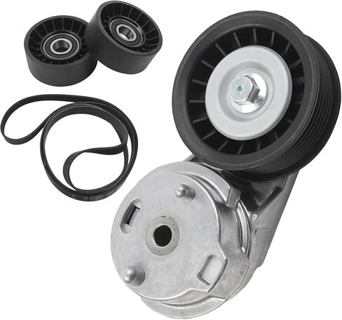 Dasbecan Belt Tensioner Pulley Drive Kit Serpentine Kit متوافق مع Dodge RAM 1500 2500 3500 5.7L V8 2003-2008 استبدال# 38382 53032130AA 53032130AC 38058 7PK2570 in Saudi Arabia
