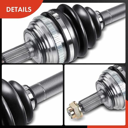 A-Premium CV Axle Shaft Assembly Compatible with Acura EL 1997-2000 & Honda Civic 1992-2000, Civic del Sol 1993-1997, L4 1.5L 1.6L, Front Right Passenger Side, Replace# 44010S01003, 44010S01901 in Saudi Arabia