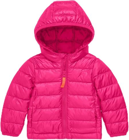 Primary Baby Lightweight Puffer Jacket Water-Repellent and Windproof Made with 100% Recycled Materials (Mustard, 12M-18M) in Kuwait