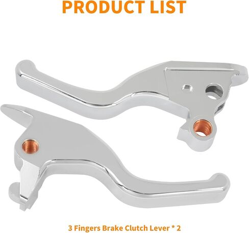 Motorcycle Brake Clutch Lever Hand Levers 3 Fingers Fit for Harley Softail Breakout FXBR Low Rider FXLR Street Bob FXBB 2018-2024 (Black) in Saudi Arabia