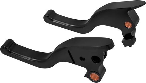 دراجة نارية فرامل القابض رافعة رافعة اليد 3 أصابع مناسبة لهارلي softail breakout fxbr low rider fxlr street bob fxbb 2018-2024 (Black) in Kuwait