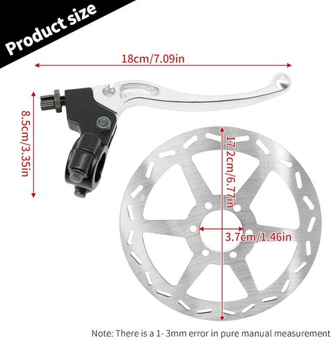 طقم رافعة فرامل الدراجة الصغيرة مع مقاود 22 مم 7/8 بوصة ، بديل لـ Coleman PowerSports CT100U CC100X ، بديل لـ Baja Motorsports Doidle Bug DB30 in Saudi Arabia