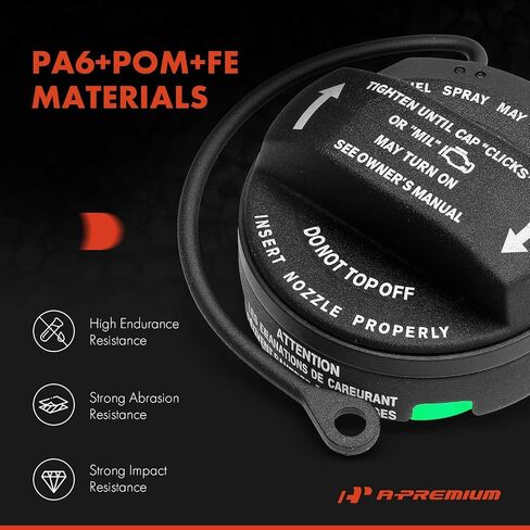 A-Premium Fuel Fuller Cap متوافق مع Audi A4/A4 Quattro 2005-2009 ، A6 2006-2011 ، A6 Quattro 2005-2011 ، A3/A3 Quattro 2006-2013 ، RS4 2007-2008 in Saudi Arabia