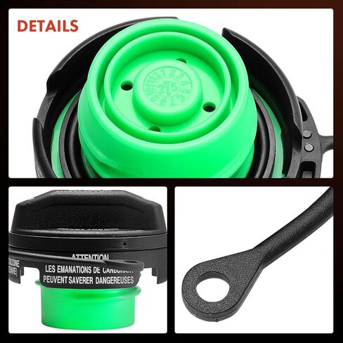 A-Premium Fuel Fuller Cap متوافق مع Audi A4/A4 Quattro 2005-2009 ، A6 2006-2011 ، A6 Quattro 2005-2011 ، A3/A3 Quattro 2006-2013 ، RS4 2007-2008 in Saudi Arabia
