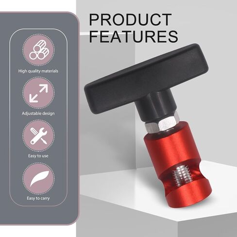 مشبك دعم رفع Shakas 2 PCS ، أداة دعامة دعامة محرك أقامال ، جهاز محمول مضاد للقفل ، Universal لمعظم السيارات (أحمر) in Saudi Arabia