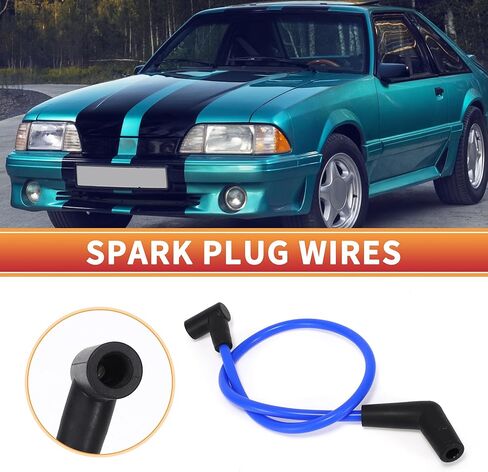 ACROPIX Car Spark Plug Coil Wires Ignition Coil Harness Cable Fit for Ford F-150 1979-1995 5.0L 5.8L SBF 302 - Pack of 10 in Saudi Arabia