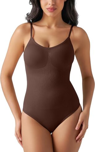 Bodysuit Shapewear for Women Shapewear Tummy Control Bodysuit Seamless Body Shaper Sleeveless Compression Tanks Tops in Saudi Arabia