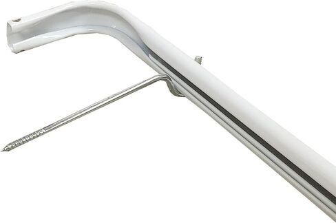 4pcs Single Curtain Rod Support,Simple Curtain Rod Bracket Without Screws,2-1/2inch in Saudi Arabia