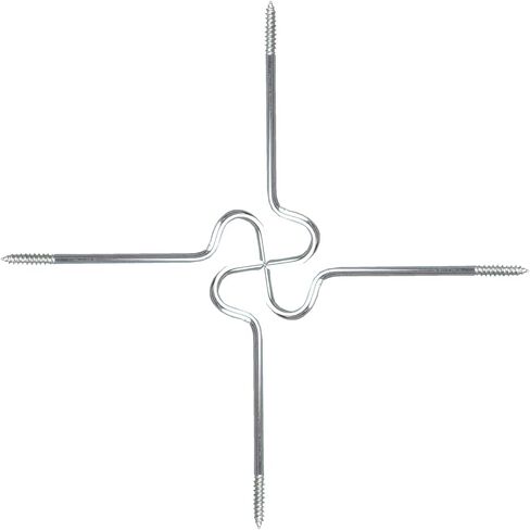 4pcs Single Curtain Rod Support,Simple Curtain Rod Bracket Without Screws,2-1/2inch in Saudi Arabia