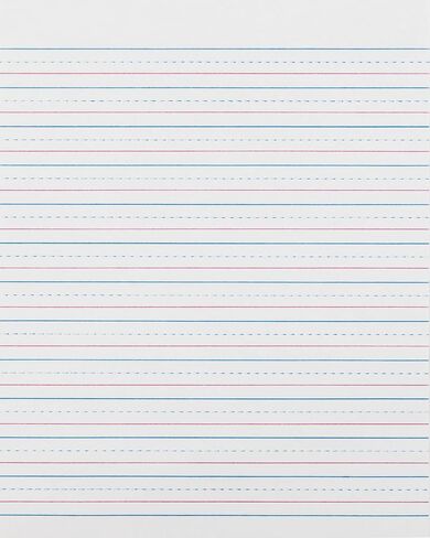 Pacon Paczp2413 Zaner-Bloser Sulphite Writing Paper ، خط الوسط المنقط ، الصف 2 ، 1/2 "× 1/4" × 1/4 "محكم ، 8" × 10-1/2 "، 500 ورقة in Saudi Arabia