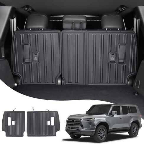 2 PCS PCS Pack Protction Pad for 2024-Present Lexus GX550 GX 550H كرسي خلفي مضاد للركاب الملحقات الداخلية (5/7 مقاعد) in Kuwait