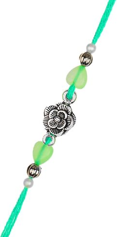 Set of 4 Rakhi Lumba for Brother Bhabhi Bhatija Bhaiya Bhai Raksha Bandhan Rakhi Thread with Roli Chawal Gift Pack in Saudi Arabia