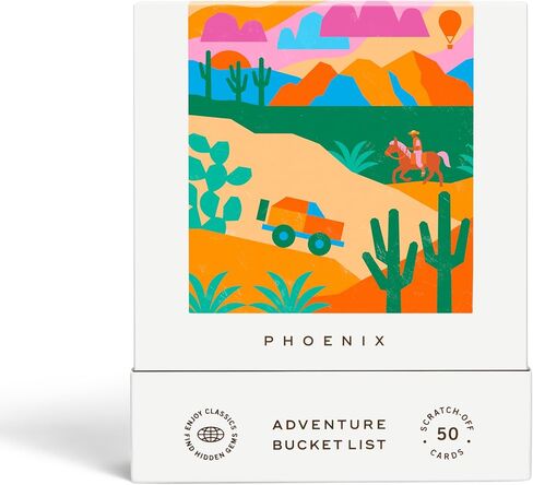 Arizona Adventure Bucket List: 50 Scratch-Off Cards for Outdoor Activities, Tourist Attractions, and Road Trips - Perfect Travel Gift and Guide for Exploring in Kuwait