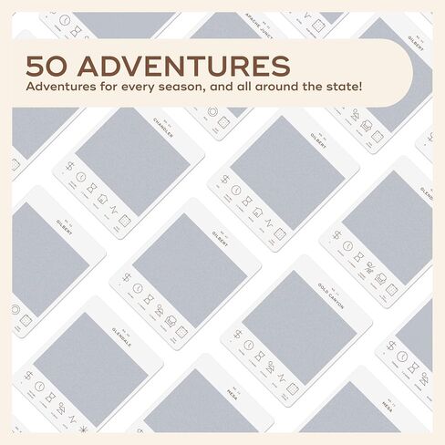 Arizona Adventure Bucket List: 50 Scratch-Off Cards for Outdoor Activities, Tourist Attractions, and Road Trips - Perfect Travel Gift and Guide for Exploring in Kuwait