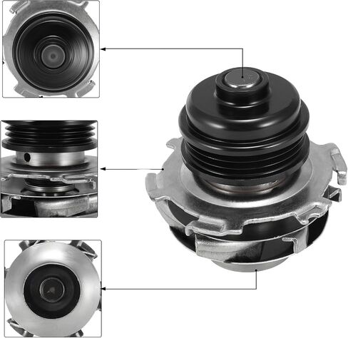 1301840 مضخة المياه ل Cadillac Deville 1995-2005 ، Eldorado 1995-2002 ، Seville 1995-2004 ، for Toyota 86 2017-2020 ، Oldsmobile Aurora 2001-2003 ، XV Crosstrek 2013-2015 2.0L 4.6L V8 H4 AW5072 in Saudi Arabia