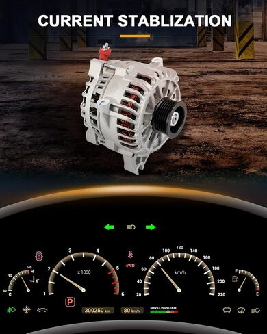 ROADFAR New Alternator Compatible 2003 2004 2005 2006 2007 2008 for Ford for Crown Victoria Base/LWB 4.6L,2006-2008 for Ford for Crown Victoria Fleet 4.6L, Replace 8315 in Saudi Arabia