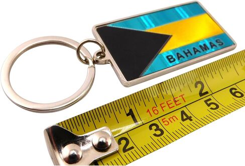 Westmon Works Bahamas Keychain Metal Key Ring مع التذكارات التذكارية in Saudi Arabia