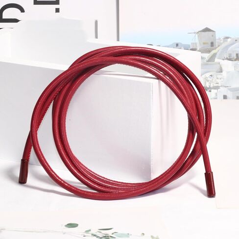 Women Leather Cord String Rope Waist Belt for Dress Knot Belt for Sweater Cardigan Down Coat in Kuwait