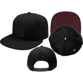 Eminem Men's Slim Shady Baseball Cap قابلة للتعديل الأسود in Saudi Arabia