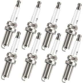 PLACKS Iridium Spark Plugs 8 Pack 6619 LFR6AIX11 يناسب 2007-2020 Toyota Tundra 5.7 Sequoia Land Cruiser Lexus GX460 LX570 2008 2009 2010 2014 2015 2015 2015 2017 2018 2018 2019 2020 4.6L 5.7L in Kuwait