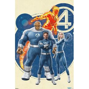 Trends International Marvel Fantastic Four: First Steps (2025) - Group Wall Poster, 34L x 22.4W, Unframed Version in Saudi Arabia