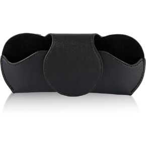 Car Visor Sunglass Case ، حامل علبة نظارات جلدية أسود مع مقطع لسيارة Car Visor Car Interior Agpors لجميع الطرز in Saudi Arabia