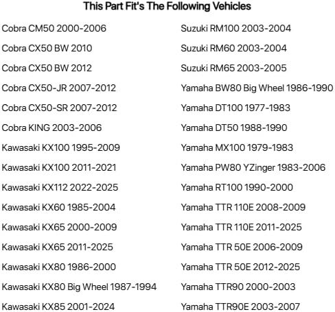 المسننة الأمامية 14 سنًا لـ Yamaha DT50 1988-1990 in Kuwait