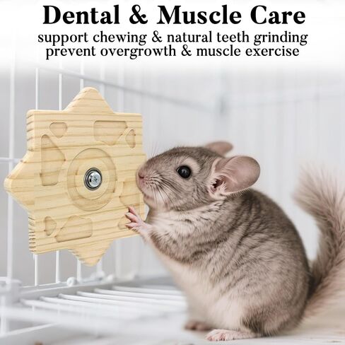 ألعاب Chinchilla Chew Chow الخشبية الطبيعية للأسنان ، ألعاب إثراء شينشيلا التفاعلية ، ألعاب Chinchilla التمارين الرياضية لوقت اللعب ، وعجلة قفص Chinchilla spinner in Kuwait