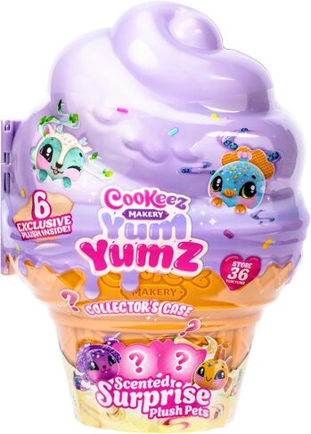 Yum Yumz Twin Pack, Full of Fun and Full of Yum! Add Ingredients & Discover 2 Super-Cute Scented Surprise Plush Pets Inside an Ice Cream Cone You Can Customize - Styles May Vary in Kuwait