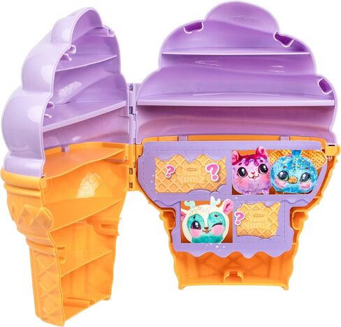 Yum Yumz Twin Pack, Full of Fun and Full of Yum! Add Ingredients & Discover 2 Super-Cute Scented Surprise Plush Pets Inside an Ice Cream Cone You Can Customize - Styles May Vary in Kuwait