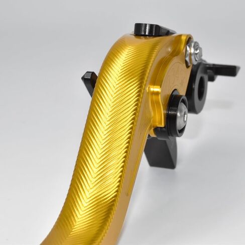 3D Fishbone Pattern Short Brake Clutch Lever for Suzuki GSX-R 600 750 2006-2021, CNC Aluminum Alloy Made (Orange) in Saudi Arabia